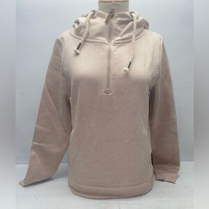 Beige Bootlegger Kismet Quarter Zip Hoodie BRAND NEW